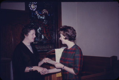 Betty Ann Schaus and Dorothy Greb