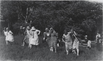 Three-legged race, Evangelical Lutheran Church of the Redeemer, Montreal, Quebec