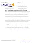 116-2013 : Laurier invites public to attend criminology lectures