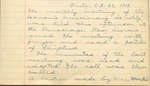 Minutes of the Women's Missionary Society of St. Peter's Evangelical Lutheran Church, October 23, 1912