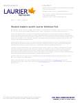 128-2013 : Student leaders launch Laurier Wellness Hub