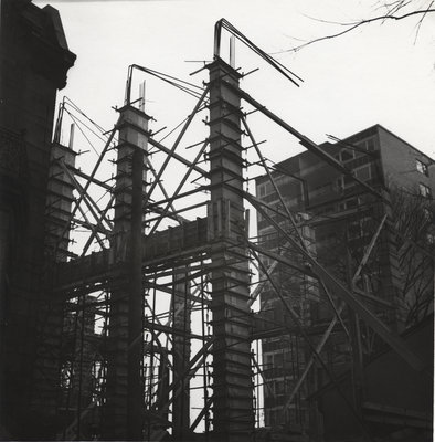 Construction of the Evangelical Lutheran Church of the Redeemer, Montreal, Quebec