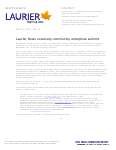155-2013 : Laurier hosts university-community enterprise summit