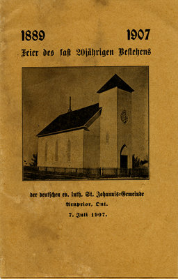 1889-1907 : Feier des fast 20jahrigen Besehens