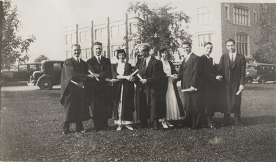 Waterloo College graduating students, 1933