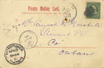 Postcard from Emily Stowe to Augusta M. Marshall