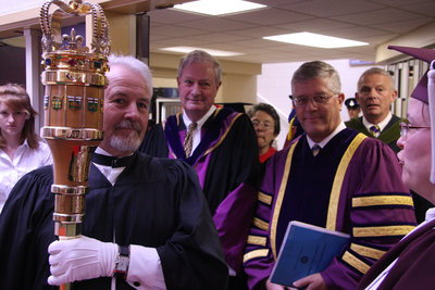 Members of the platform party, spring convocation 2008