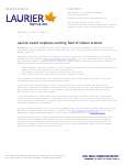 040-2014 : Laurier event explores exciting field of citizen science