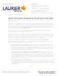 051-2014 : Laurier cuts carbon emissions by 25 per cent in two years