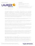 056-2014 : Canada Foundation for Innovation supports Laurier scientists