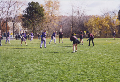 Wilfrid Laurier University women's lacrosse game, 1999-2000