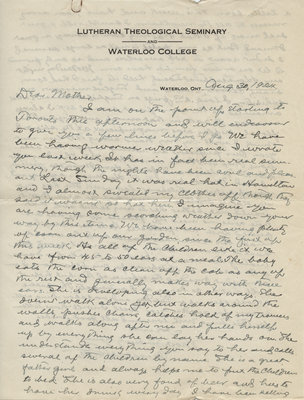 C. H. Little to Candace Little, August 30, 1924