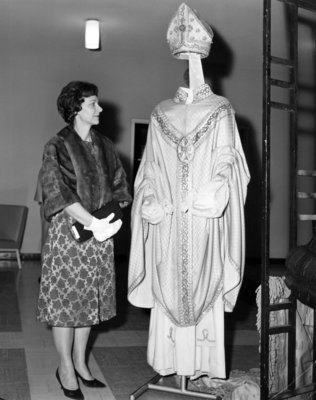 Elizabeth Villaume at Waterloo Lutheran University event, March 23, 1964