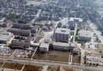 Aerial views of campus
