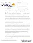 097-2014 : Laurier-led research project receives $2.5 million in funding