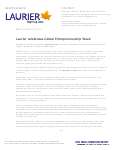 121-2014 : Laurier celebrates Global Entrepreneurship Week