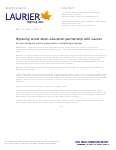 129-2014 : Nipissing winds down education partnership with Laurier