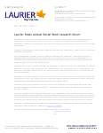 028-2015 : Laurier hosts annual Social Work research forum