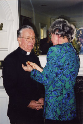 E. W. Schwantes receiving Order of Merit of the Federal Republic of Germany