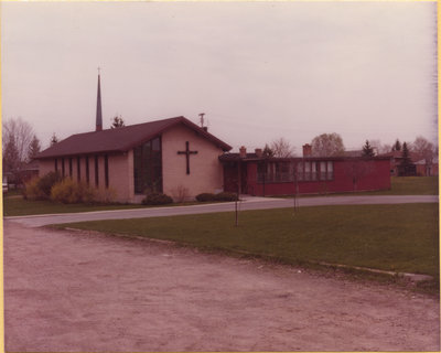 Exterior view of St. Timothy's Evangelical Lutheran Church in Pembroke, Ontario
