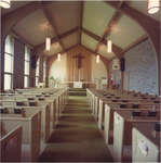 Interior view of St. Timothy's Evangelical Lutheran Church in Pembroke, Ontario
