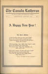 The Canada Lutheran, vol. 6, no. 3, January 1918