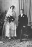 Wedding photograph of Reynold Fred Gustav Kasdorff and Marie Magdalene Bimm
