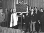 Unveiling service of historical plaque at St. John's Church, Riverside Heights