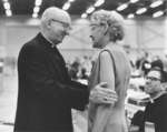Malvin H. Lundeen and Hilda A. Fry at the fourth biennial convention of the Lutheran Church in America, 1968