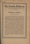 The Canada Lutheran, vol. 7, no. 1, November 1918