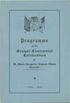 Programme of the Sesqui-Centennial Celebration of St. John's Evangelical Lutheran Church, Riverside, 1784-1934