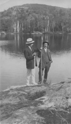 Rev. Voelker and Rev. Klaehn at Highview Lake, Ontario