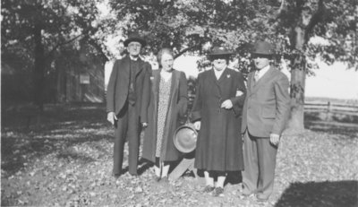 Reverend Conrad Zarnke, Delphine Zarnke, and a man and woman