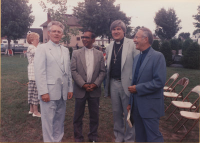 Rev. David Metzger, Rev. Joseph Habibullah, Rev. Douglas Kranz, and Rev. Vernon Cronmiller