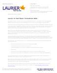 056-2015 : Laurier to host Water Innovations Walk