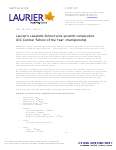 004-2016 : Laurier’s Lazaridis School wins seventh consecutive JDC Central ‘School of the Year’ championship