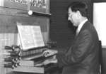 Barrie Cabena playing the organ