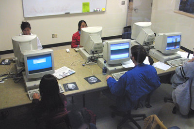 Computer lab, Wilfrid Laurier University