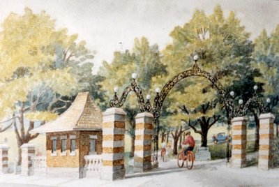 Entrance to Waterloo Park, Circa 1930