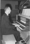 Charles McClain at the organ