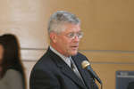 Max Blouw at the official opening of the Faculty of Education, Wilfrid Laurier University