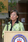 Elizabeth Witmer at the official opening of the Faculty of Education, Wilfrid Laurier University