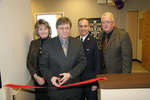 Ribbon cutting, Wilfrid Laurier University Special Constable Service Open House