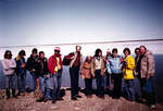 Marie Sanderson with research and field work team, Igloolik