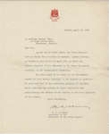 Letter from H. R. L. Henry to C. Mortimer Bezeau, April 15, 1930