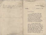 Letter from William Lyon Mackenzie King to C. Mortimer Bezeau, November 3, 1931