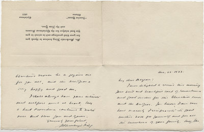 Letter from William Lyon Mackenzie King to C. Mortimer Bezeau, December 22, 1933