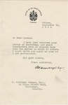 Letter from William Lyon Mackenzie King to C. Mortimer Bezeau, September 18, 1945