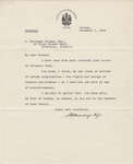 Letter from William Lyon Mackenzie King to C. Mortimer Bezeau, December 1, 1945