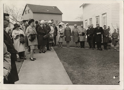 Church bell unveiling, St. Timothy's Lutheran Church, Copper Cliff, Ontario